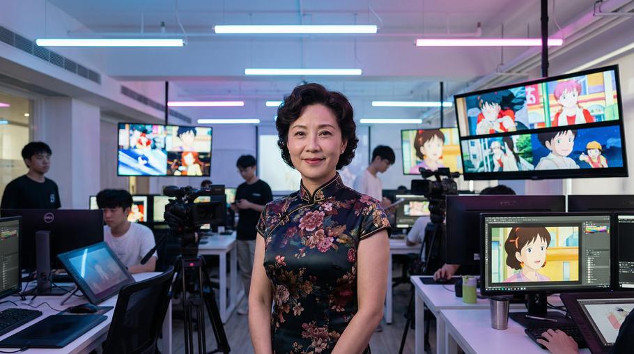高清3D动漫AI动漫剪辑传媒